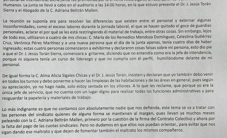 Sanatorio Trinidad, de referente médico a epicentro del miedo y la intimidación