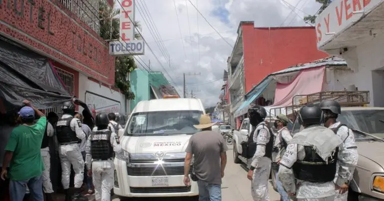 hallan migrantes hotel puerto madero chiapas