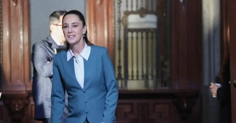 sheinbaum felicita trump