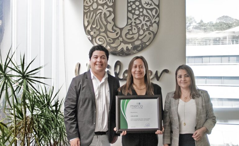 Merco nombra por 4ᵃ ocasión consecutiva a Unilever México, líder ESG en el sector de consumo masivo