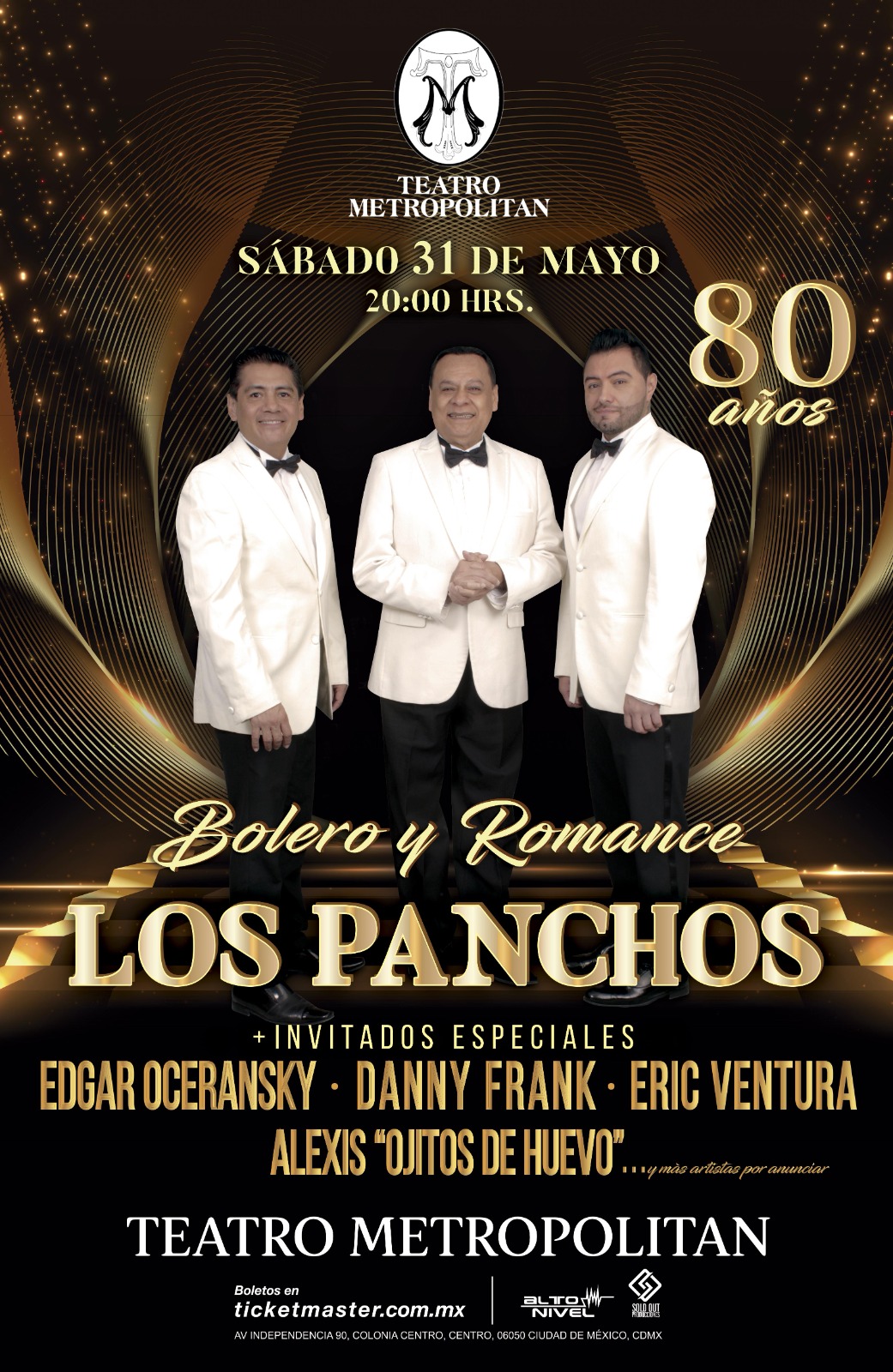LOS PANCHOS METROPOLITAN MAYO 2025 CARTEL