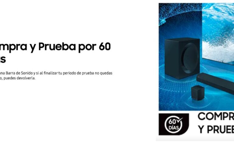 Samsung ofrece de manera exclusiva el programa “Compra y Prueba” para sus barras de sonido