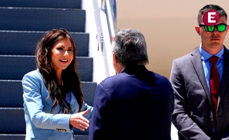 kristi noem llegada mexico