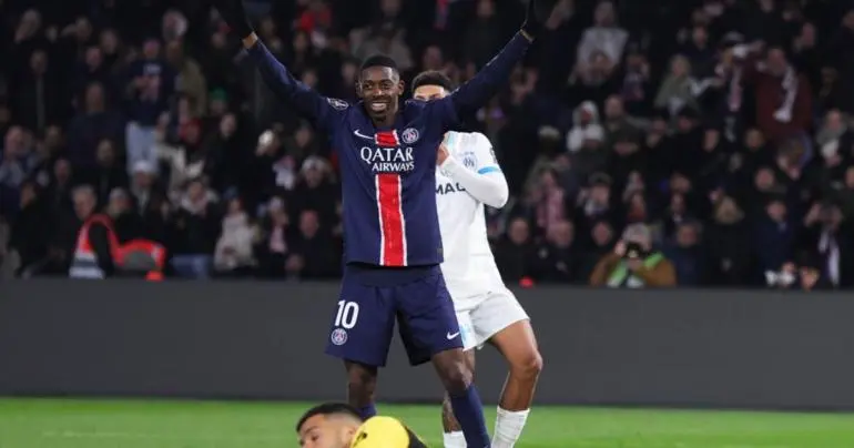 PSG se impone al Marsella en el clásico y acaricia el título de la Ligue 1