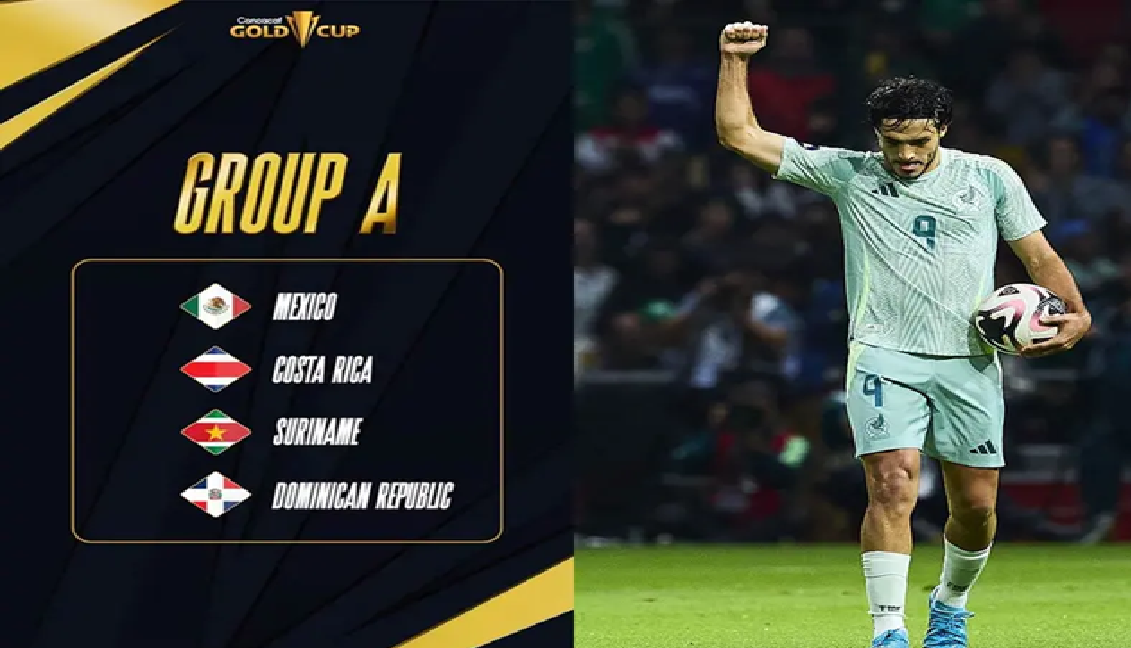 Así quedan los Grupos para la Copa Oro 2025