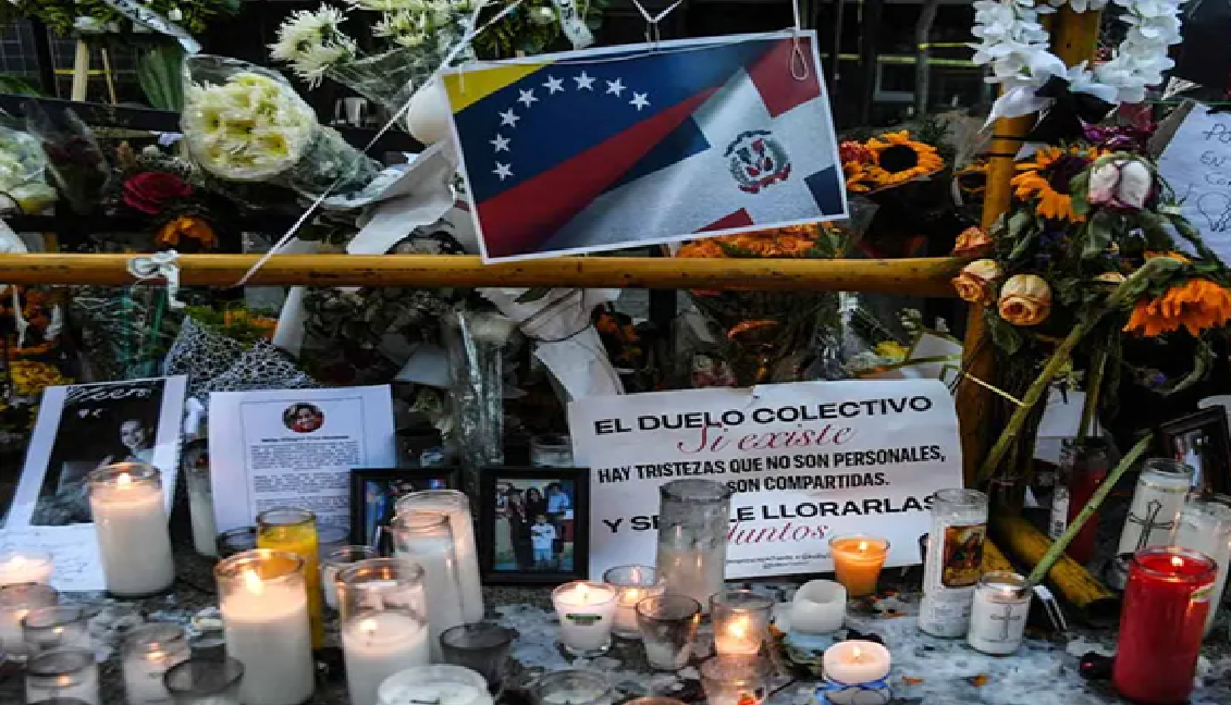Desgarrador homenaje a Rubby Pérez y víctimas del desplome de discoteca Jet Set