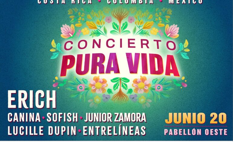Ven a disfrutar de una noche llena de talento latino en el Concierto Pura Vida