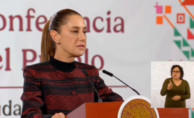 “No voy a entrar en debate con él”, Sheinbaum responde sobre vuelo de Noroña