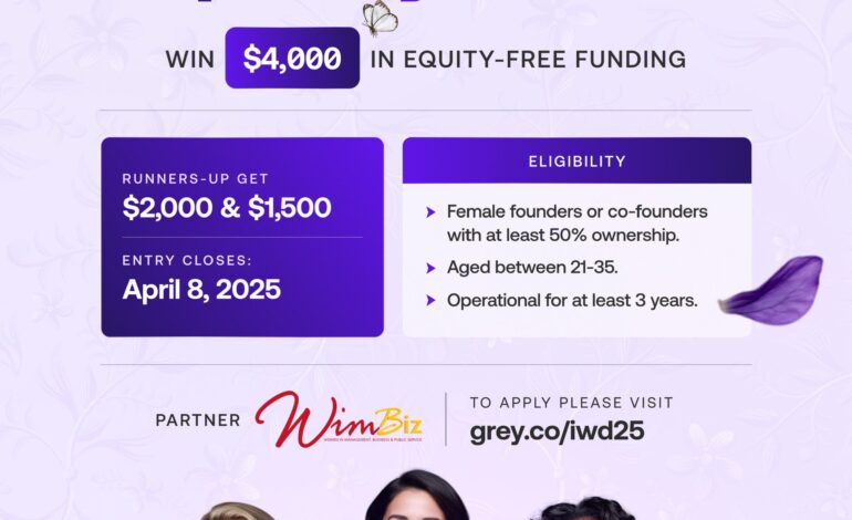 Grey otorga 9500 dólares a mujeres empresarias de Brasil y Nigeria a través de UpGreyed Her 2025