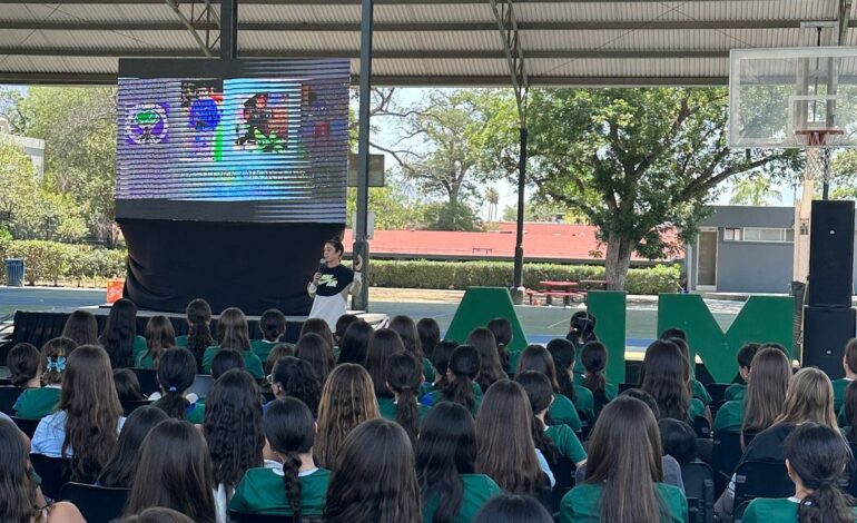 Ex jugadora de Rayadas inspira a una nueva generación de mujeres líderes en el deporte en el American Institute of Monterrey