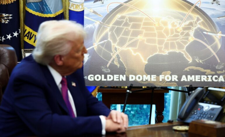 corea del norte y rusia acusan a trump de querer militarizar el espacio con su cupula dorada 040530