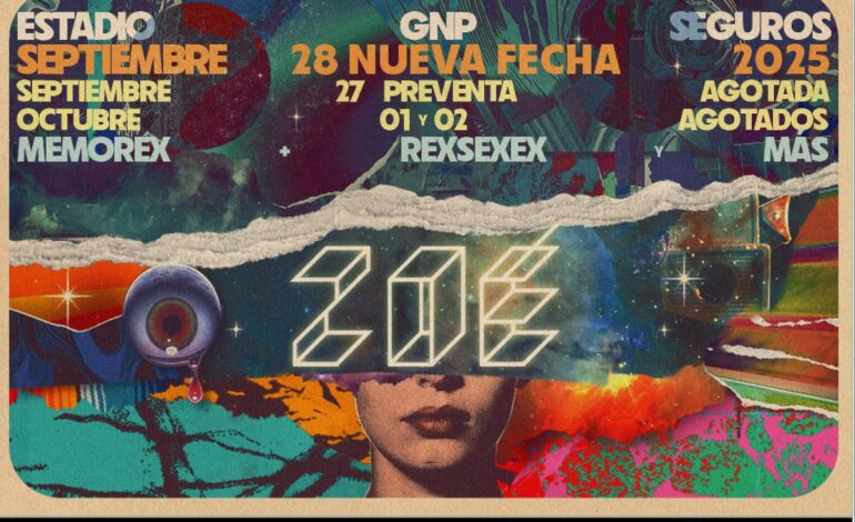 ¡Récord histórico! Zoé anuncia cuarta fecha en el Estadio GNP Seguros