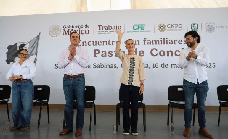 Claudia Sheinbaum: “Pasta de Conchos es una herida nacional… y vamos a encontrar a todos los mineros