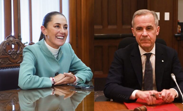 sheinbaum y mark carney quadratin foto gob y x primer mniistro 1160x700 1
