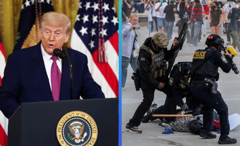 Trump elogia intervención de militares en Los Ángeles: ‘está sana y salva’