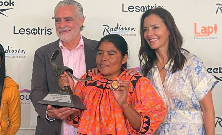 Lorena Ramírez, la campeona rarámuri, disputará la Carrera del Día del Padre este domingo 15