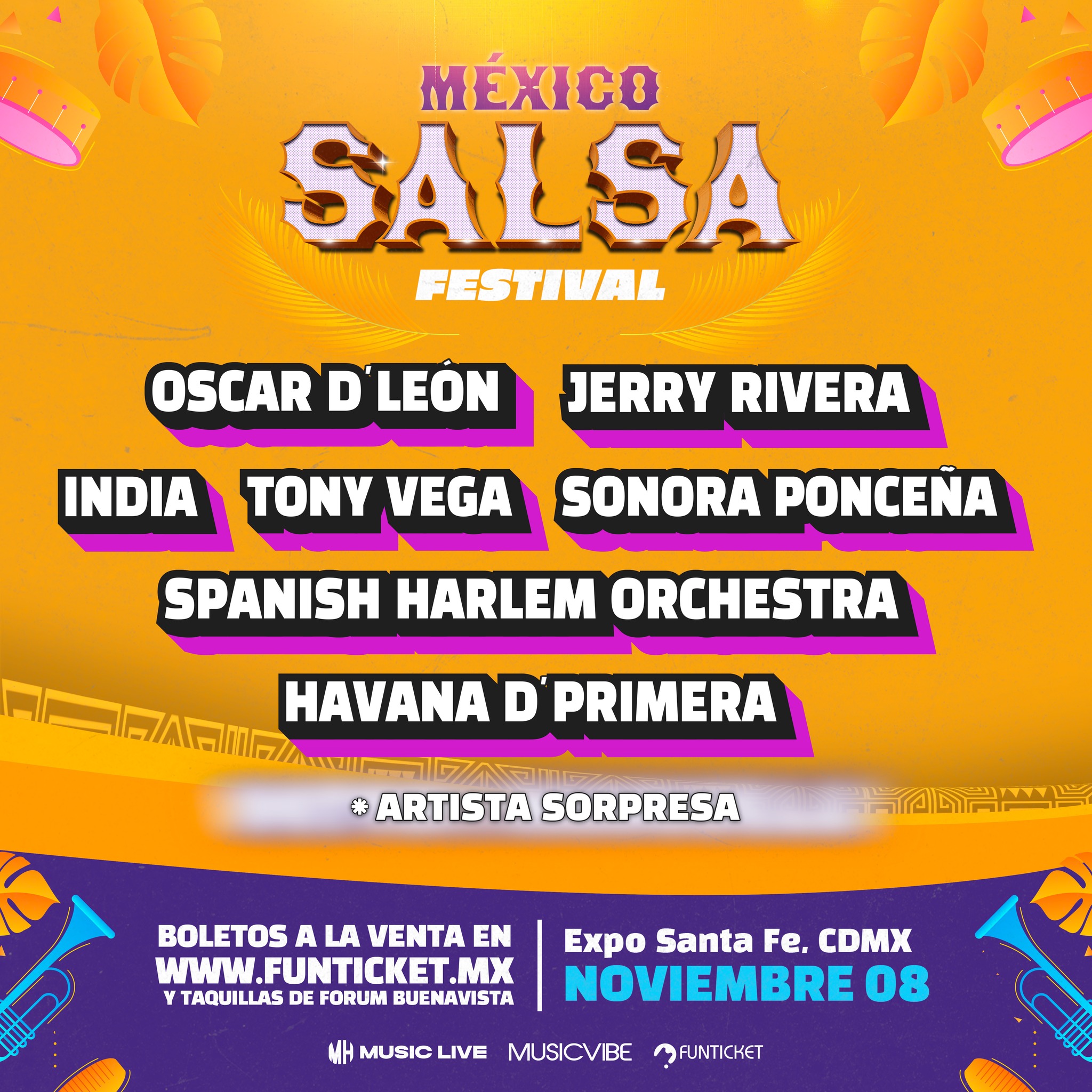 MEXICO SALSA FESTIVAL CARTEL OFICIAL JUL 2025