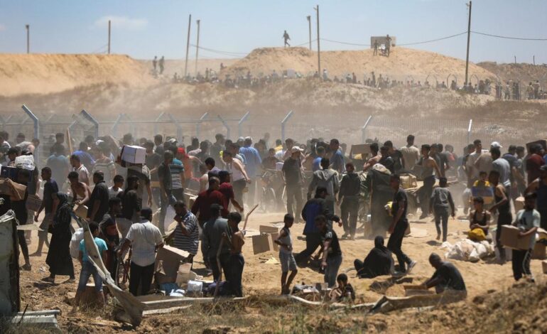 Israel confirma que hoy no habrá reparto de comida en Gaza por «reformas» en los centros de distribución