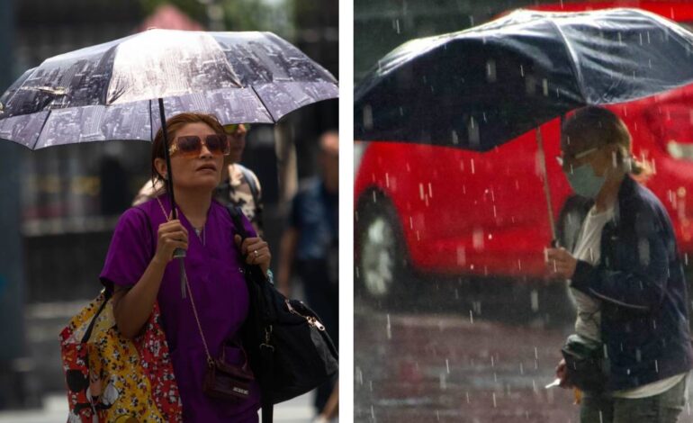 Lluvias intensas, fuertes vientos y calor extremo en algunos estados