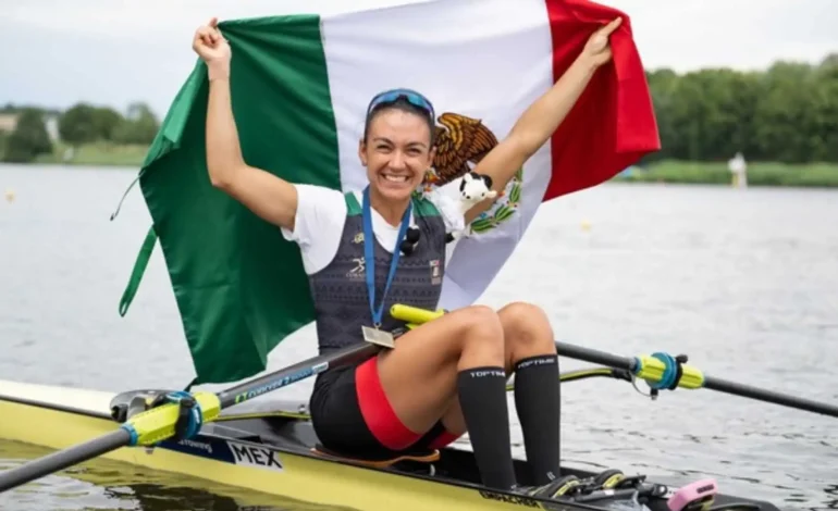 Mexicana Kenia Lechuga gana oro en Copa del Mundo de Remo en Italia
