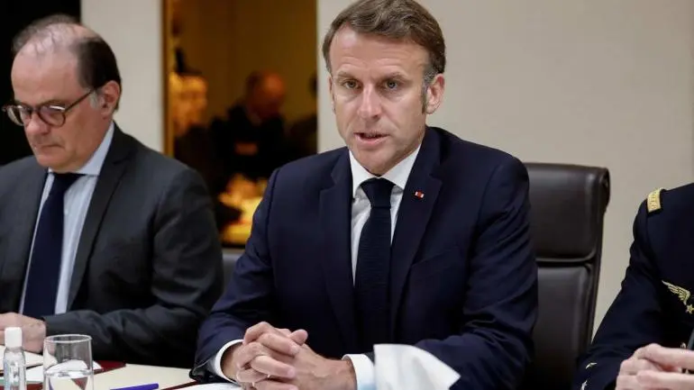 guerra comercial dentro de la otan seria una aberracion dice macron