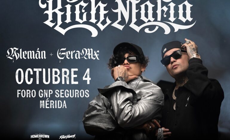 La Rich Mafia de Alemán y Gera MX, dos titanes del rap, se hará presente en Mérida