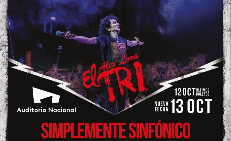 El Tri confirma nueva fecha de su show Simplemente Sinfónico en el Auditorio Nacional