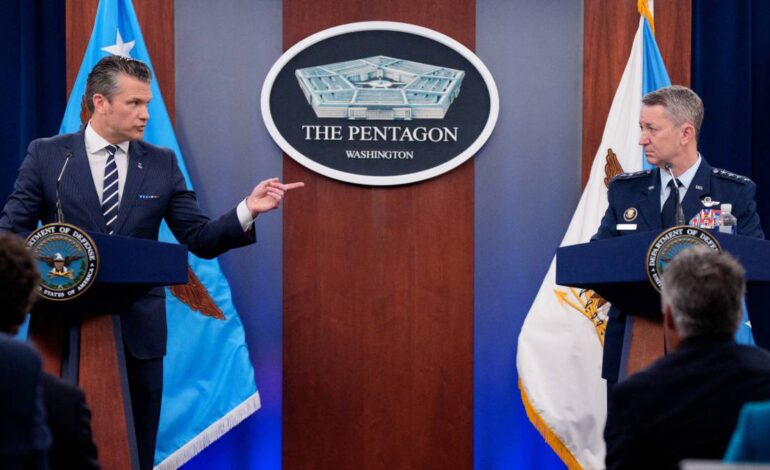 Estados Unidos ha “devastado el programa nuclear iraní”, informó el jefe del Pentágono