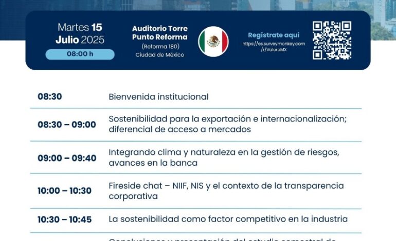 La sostenibilidad ya no será opcional: Foro Valora México 2025 revela lo que toda empresa debe conocer antes de 2026