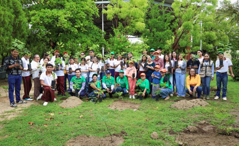 Se reforestaron 2000 rboles en el Istmo de Tehuantepec Oaxaca