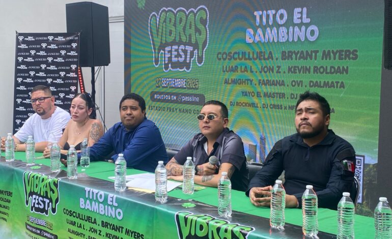 Tito El Bambino promete en rueda de prensa un concierto de altura para México en el Vibras Fest 2025
