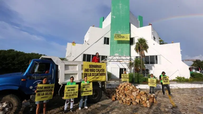 greenpeace prohibicion mineral petreo tulum