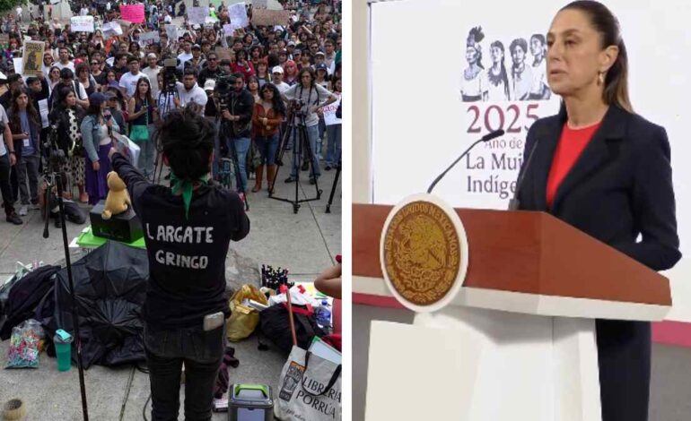 Sheinbaum condena racismo y clasismo tras protesta por gentrificación en CDMX