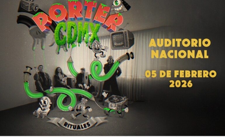 La banda tapatía Porter conquistará de nuevo el máximo escenario de Reforma con su nueva era: “Rituales”