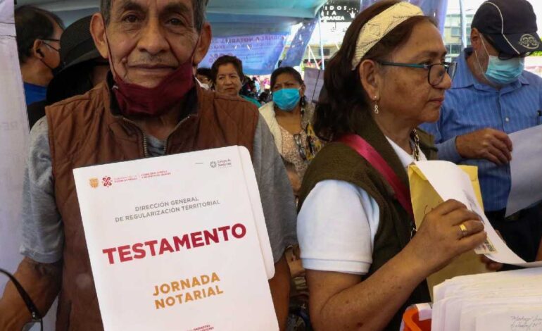 Testamentos gratuitos ahora desde los 40 años en la Ciudad de México