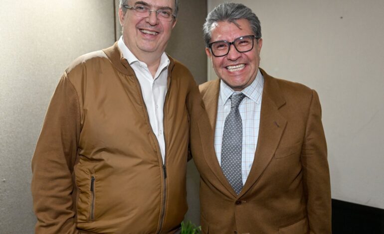 Afirma Ricardo Monreal que Marcelo Ebrard es una pieza clave en la negociación arancelaria con EUA y en la Cuarta Transformación