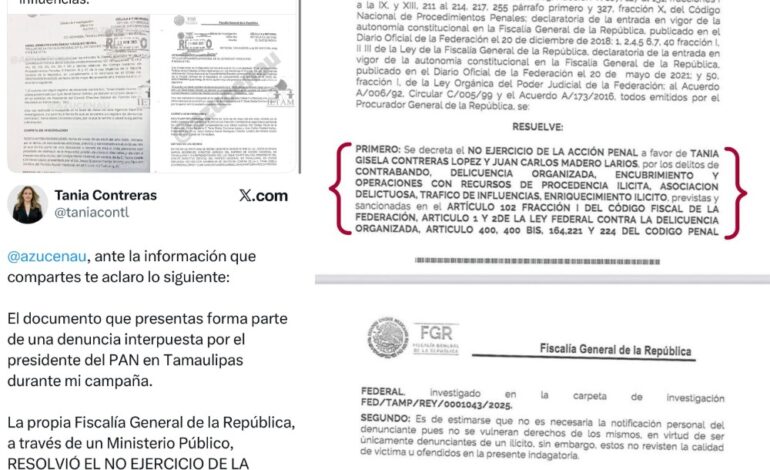 Acusación y desmentido: El cruce entre la periodista Azucena Uresti y la magistrada Tania Contreras