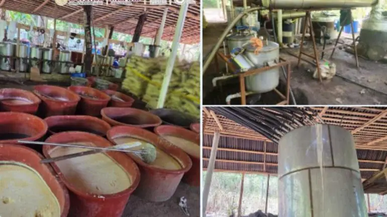 aseguran en chiapas y guerrero 2.5 toneladas de metanfetamina y 4 toneladas de quimicos