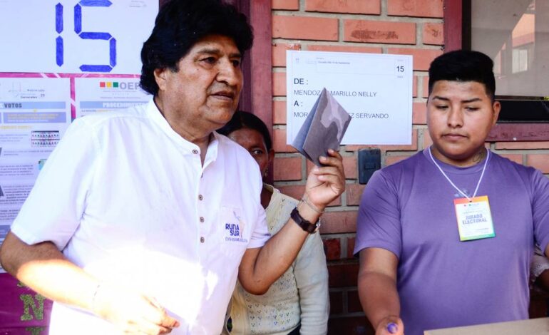 Elección en Bolivia tiene a la derecha como favorita, tras 20 años de socialismo