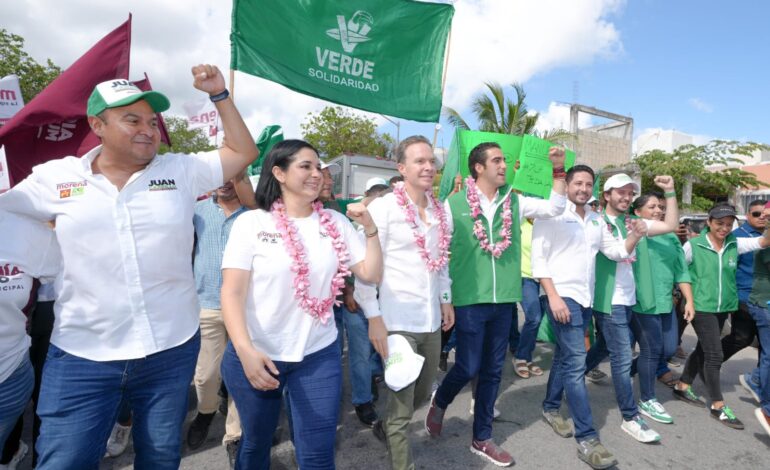 Estefania Mercado y Gino Segura impulsan desde Solidaridad y el Senado proyectos clave para Quintana Roo