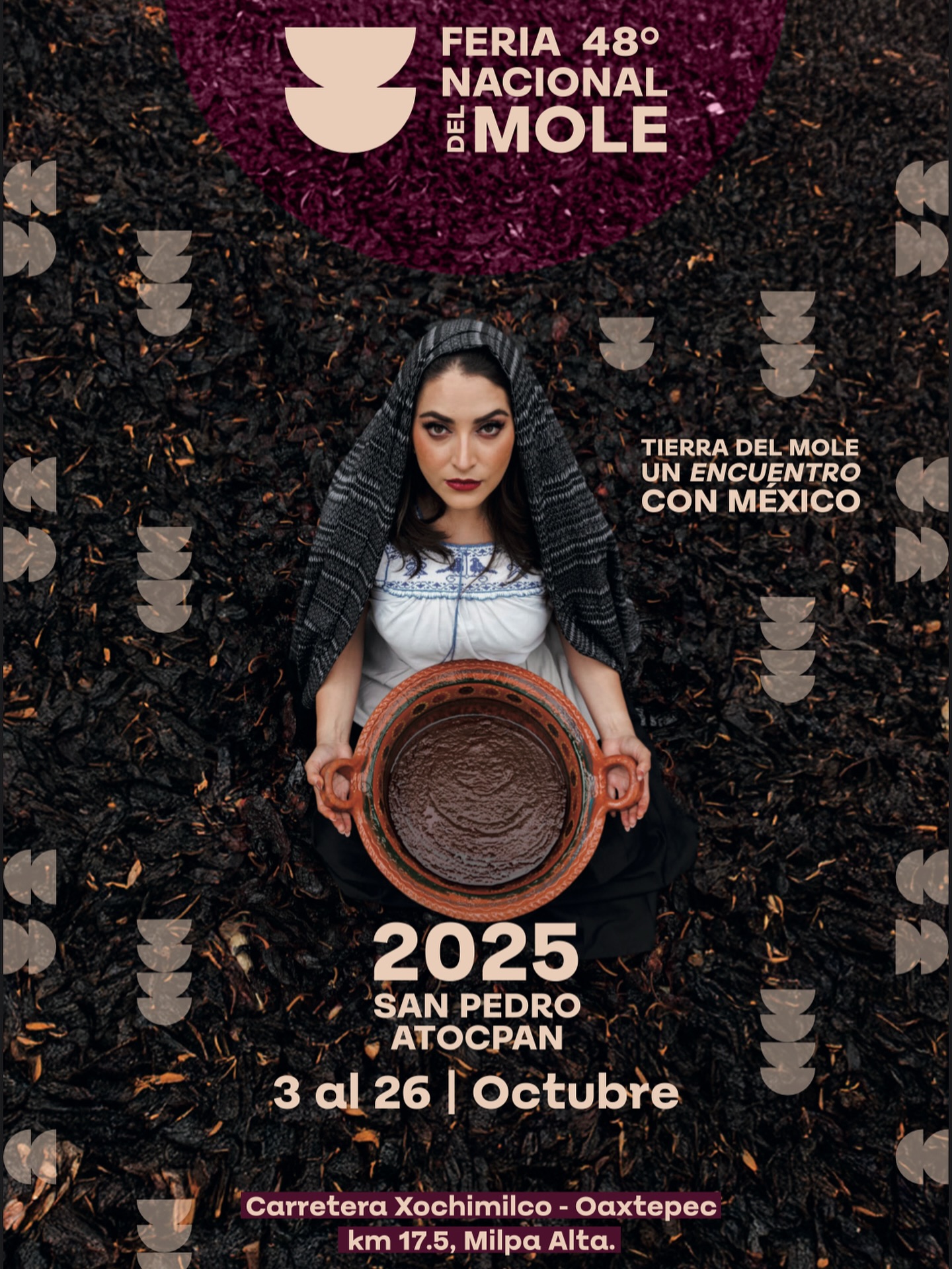 FERIAN NACIONAL DEL MOLE 40 MILPA ALTA OCT 2025 CARTEL