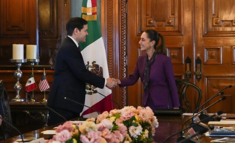 Hemos alcanzado nivel de cooperación histórica: Marco Rubio tras reunión con Sheinbaum