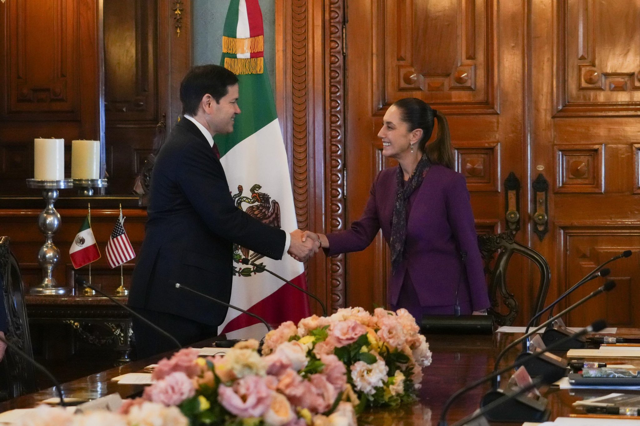 Sheinbaum pidió a Marco Rubio la extradición de personas ligadas al caso Ayotzinapa