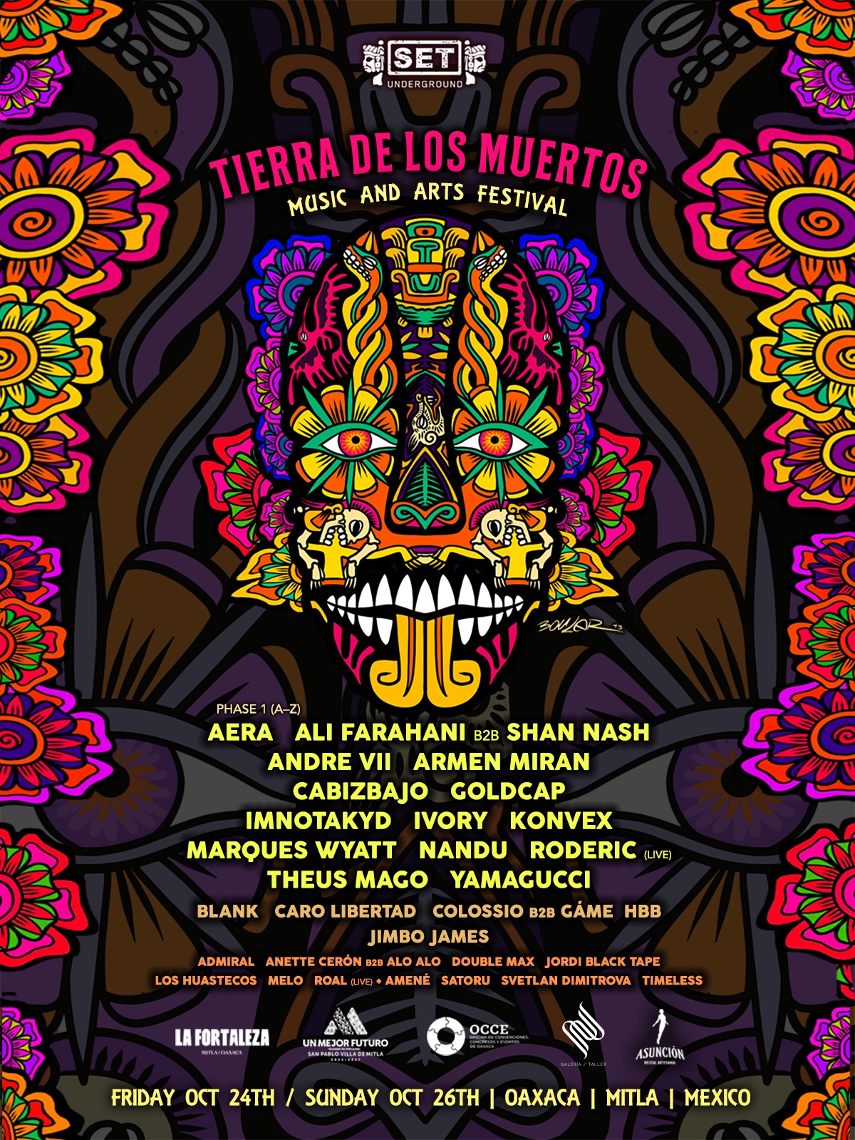 TIERRA DE LOS MUERTOS FESTIVAL MITLA CARTEL 2025
