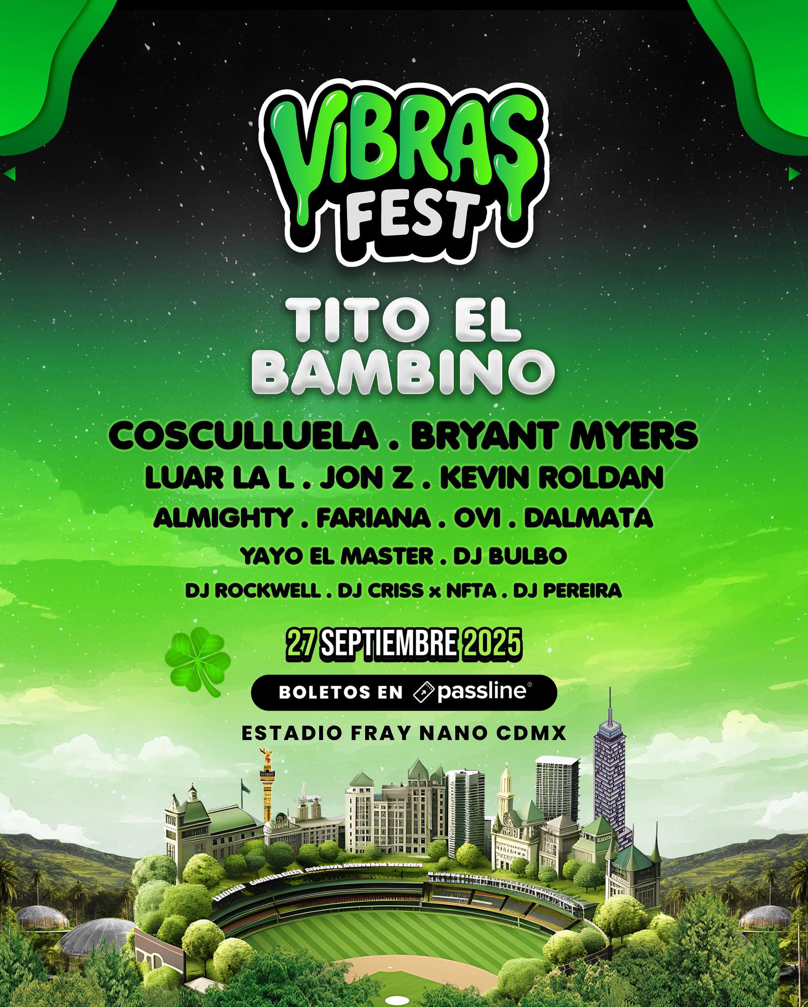 VIBRAS FEST 2025 CARTEL OFICIAL