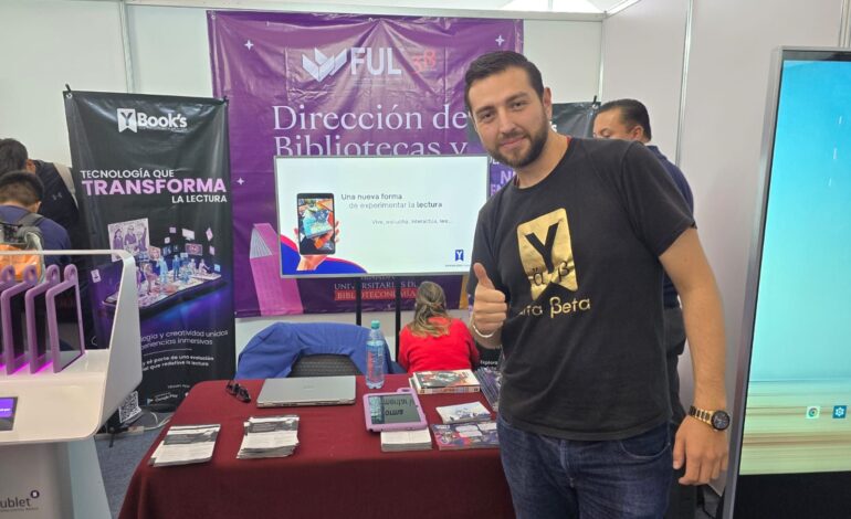 YBooks revoluciona la lectura inmersiva en la FUL 2025 de Pachuca