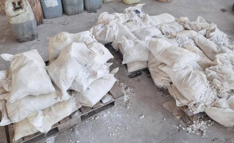 fgr destruye mas de 400 mil pastillas de fentanilo 031523