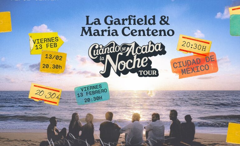 Los tapatíos de La Garfield regresan a la CDMX con su gira: Cuando Se Acaba La Noche