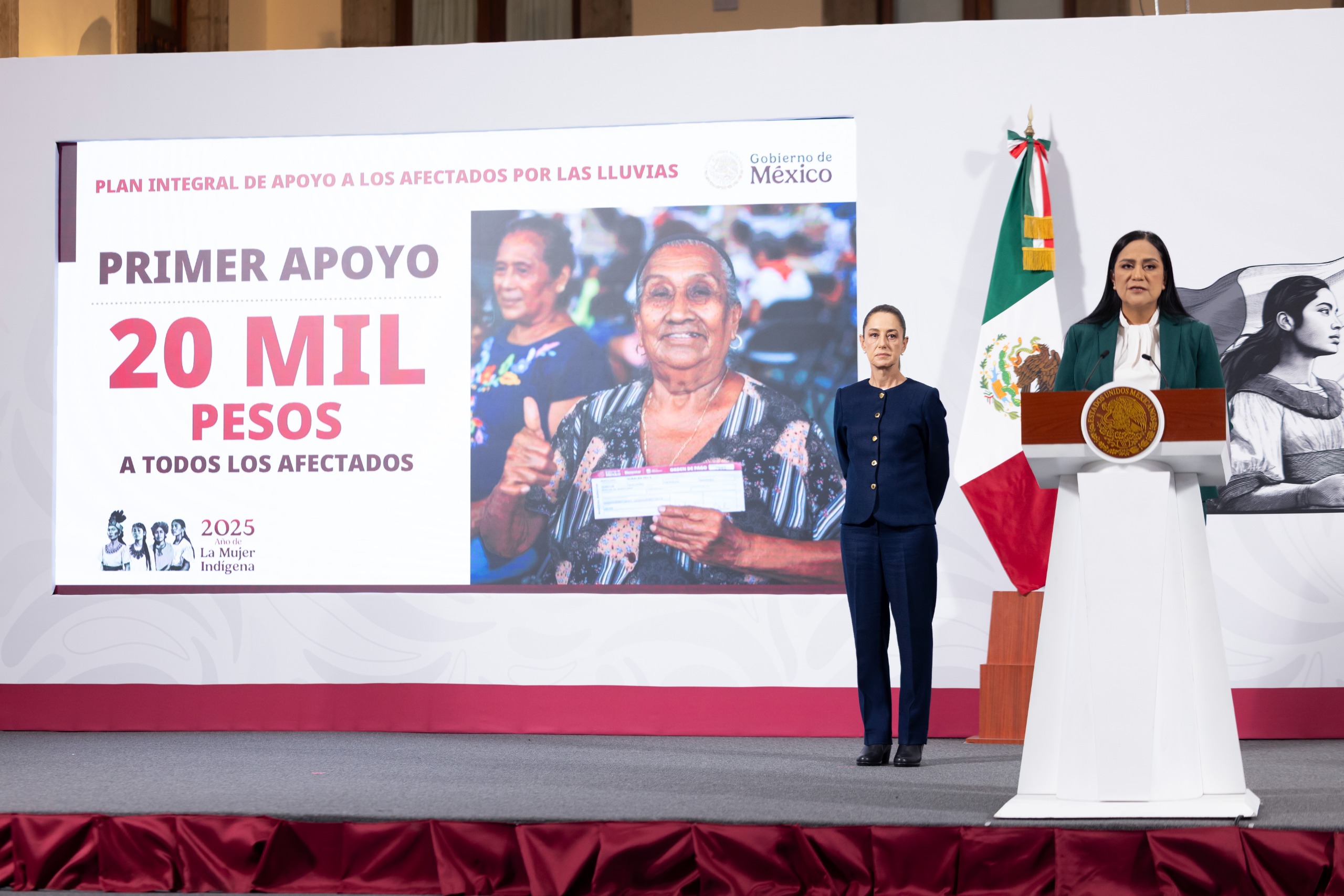 Sheinbaum critica relanzamiento del PAN en medio de emergencia por lluvias