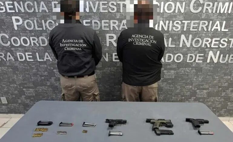 Vinculan a tres por posesión de armas de uso exclusivo en Nuevo León